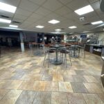 Commercial post construction cleaned kitchen