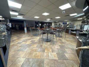 Commercial post construction cleaned kitchen