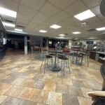 Commercial post construction cleaned kitchen & dining room