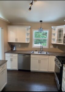 Fire damaged kitchen - after restoration