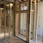 Wooden Framing during insurance restoration