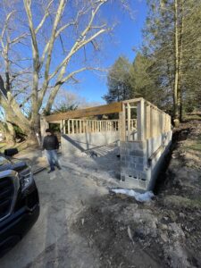 New Construction of a garage