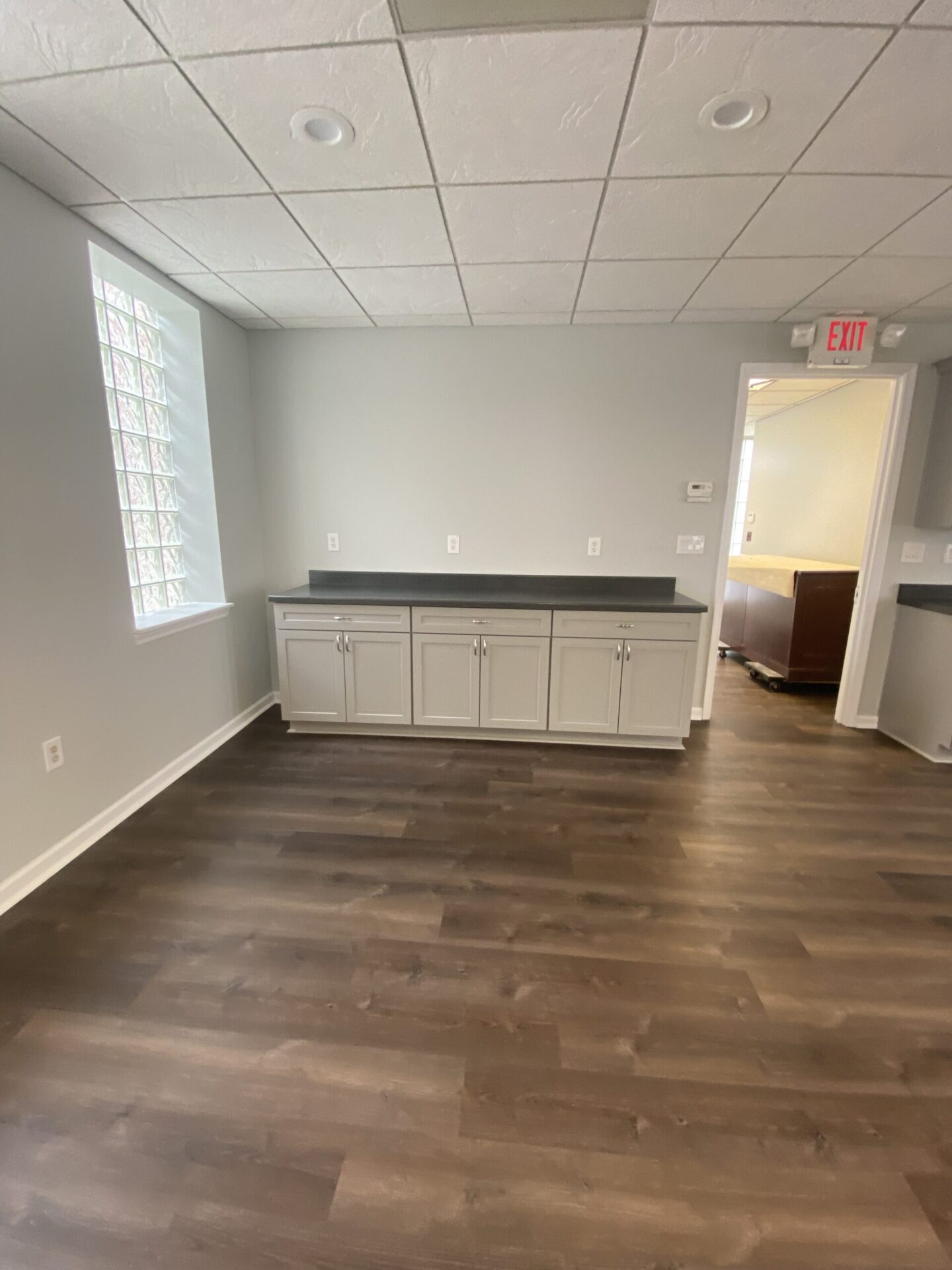 Old building room converted to new office