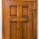 Residential Hallway Stained Door
